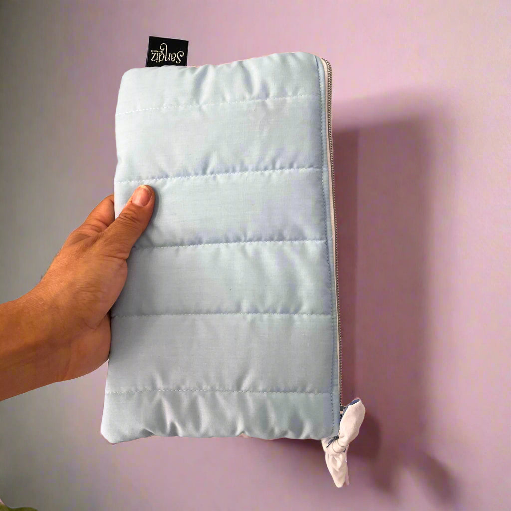 Baby Blue MakeUp Bag, Sandiz Handmade Bags