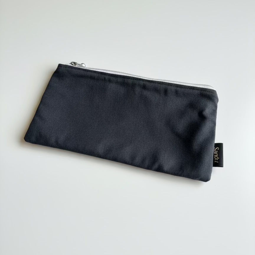 Black Makeup Bag, Handmade Bags, Sandiz 