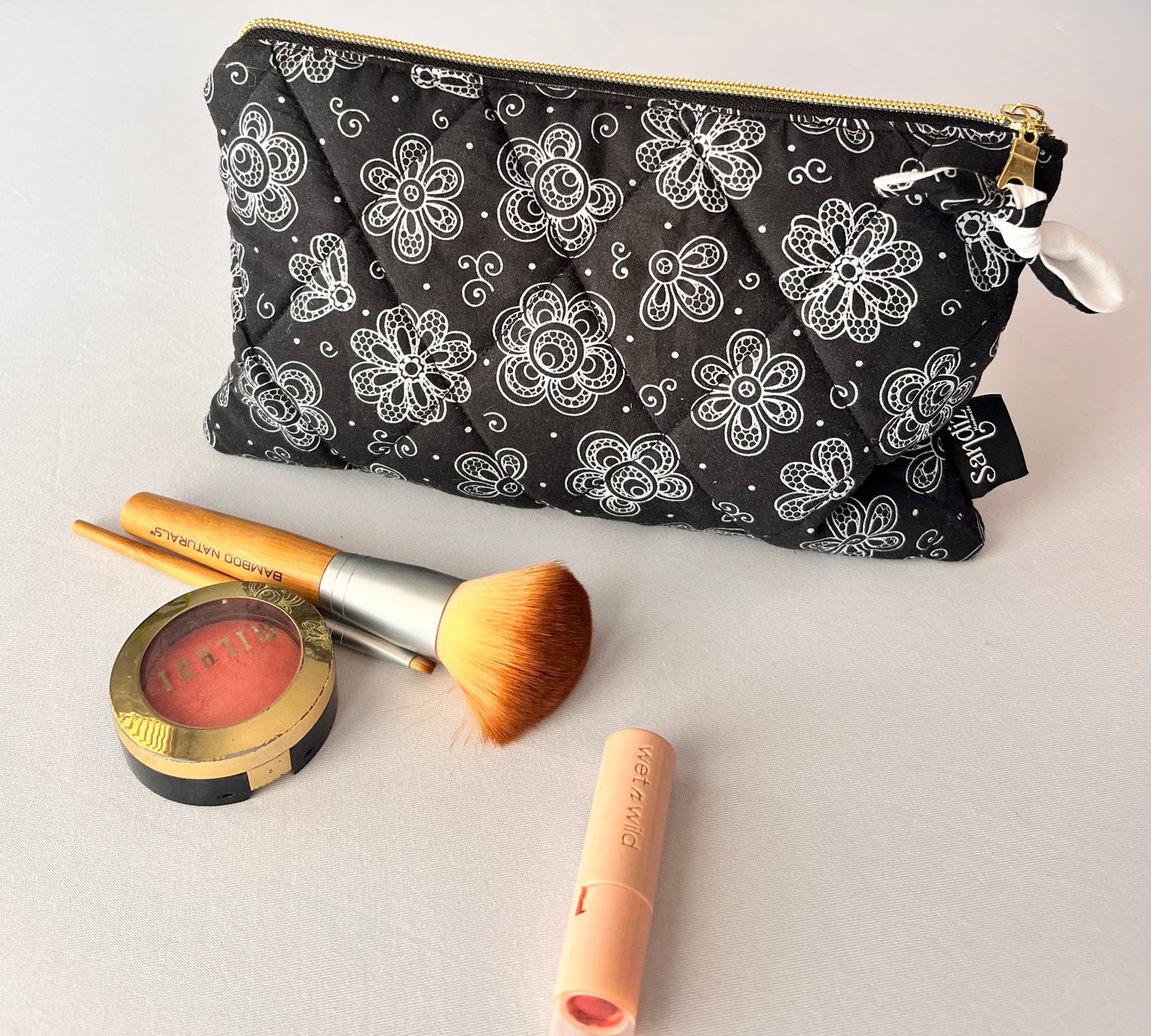 Black Moon Makeup Bag,Sandiz Handmade Bags