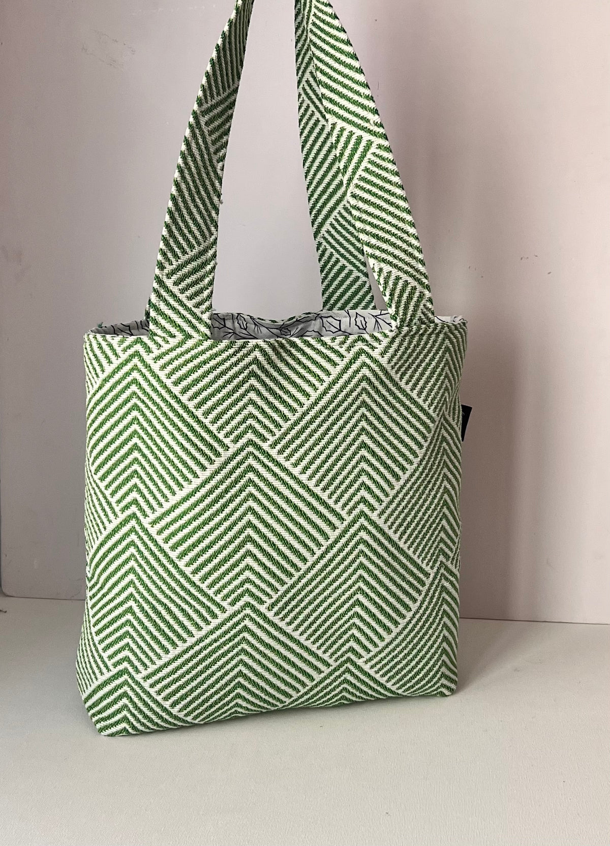 Green Tote Bag, Handmade Bags, sandiz handmade