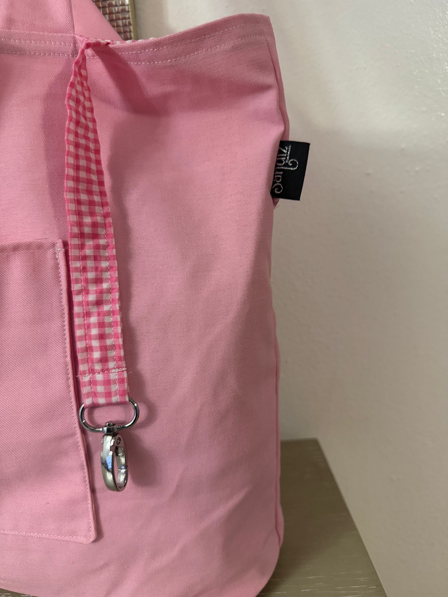 Handmade Bags, Pink Tote bag,  Sandiz Handmade 