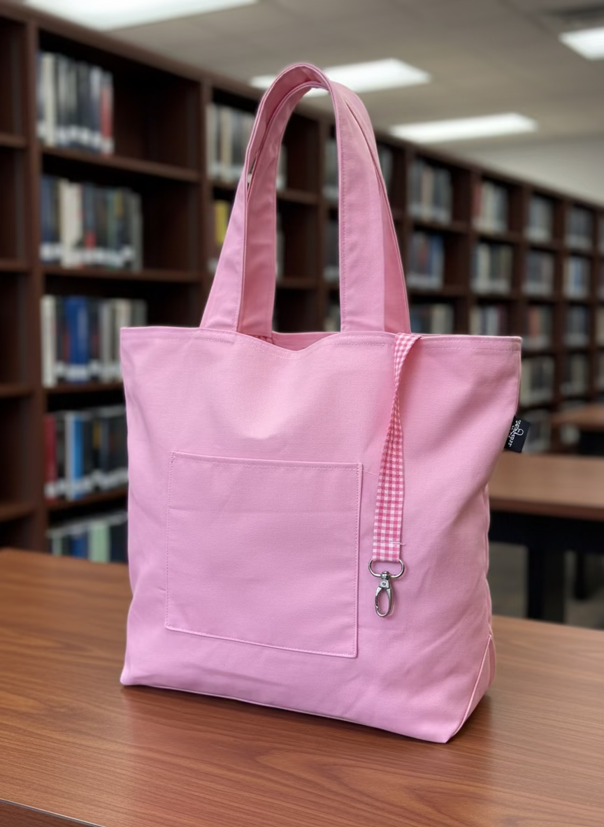 Handmade Bags, Pink Tote bag,  Sandiz Handmade 