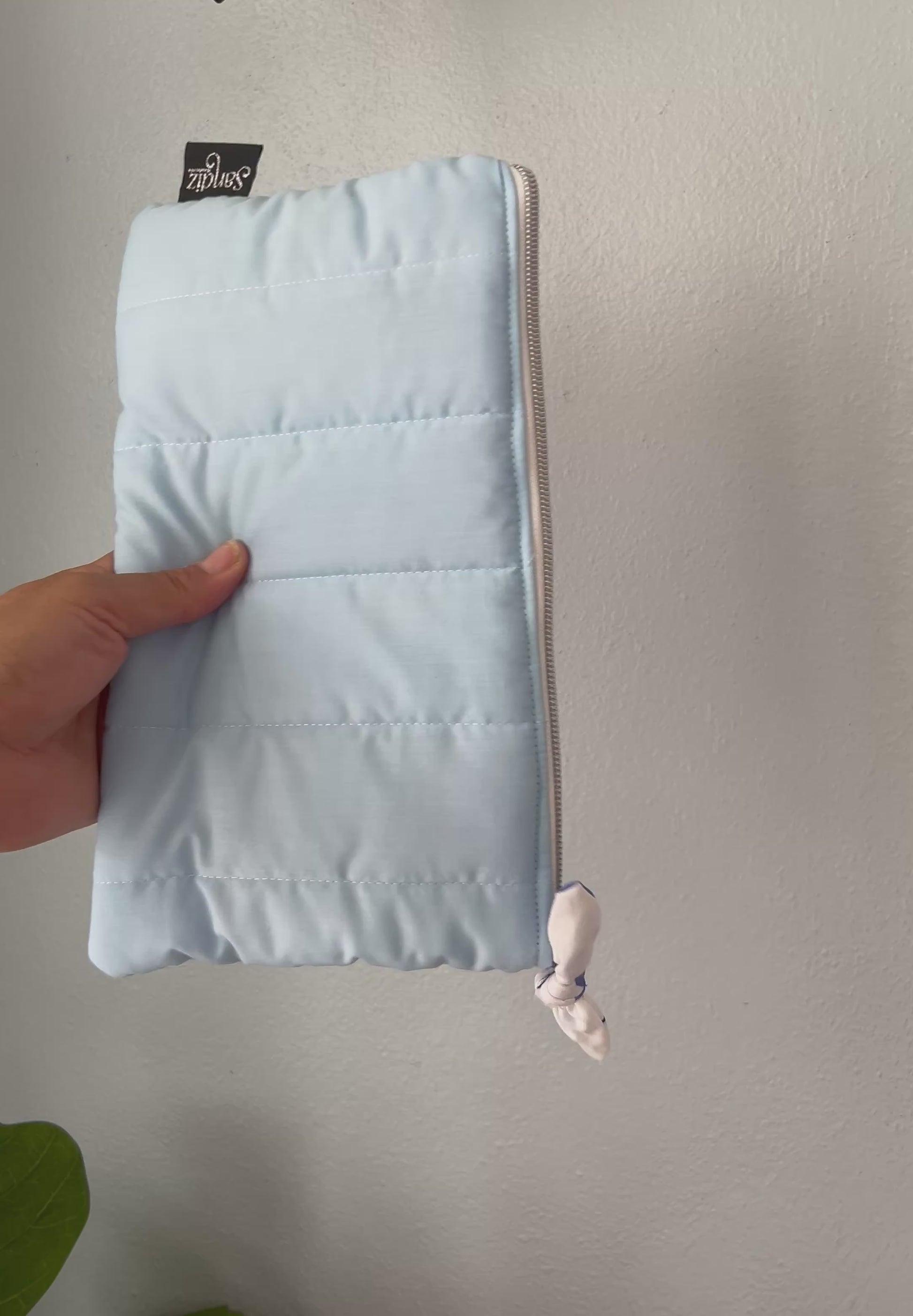 Baby Blue MakeUp Bag, Sandiz Handmade Bags